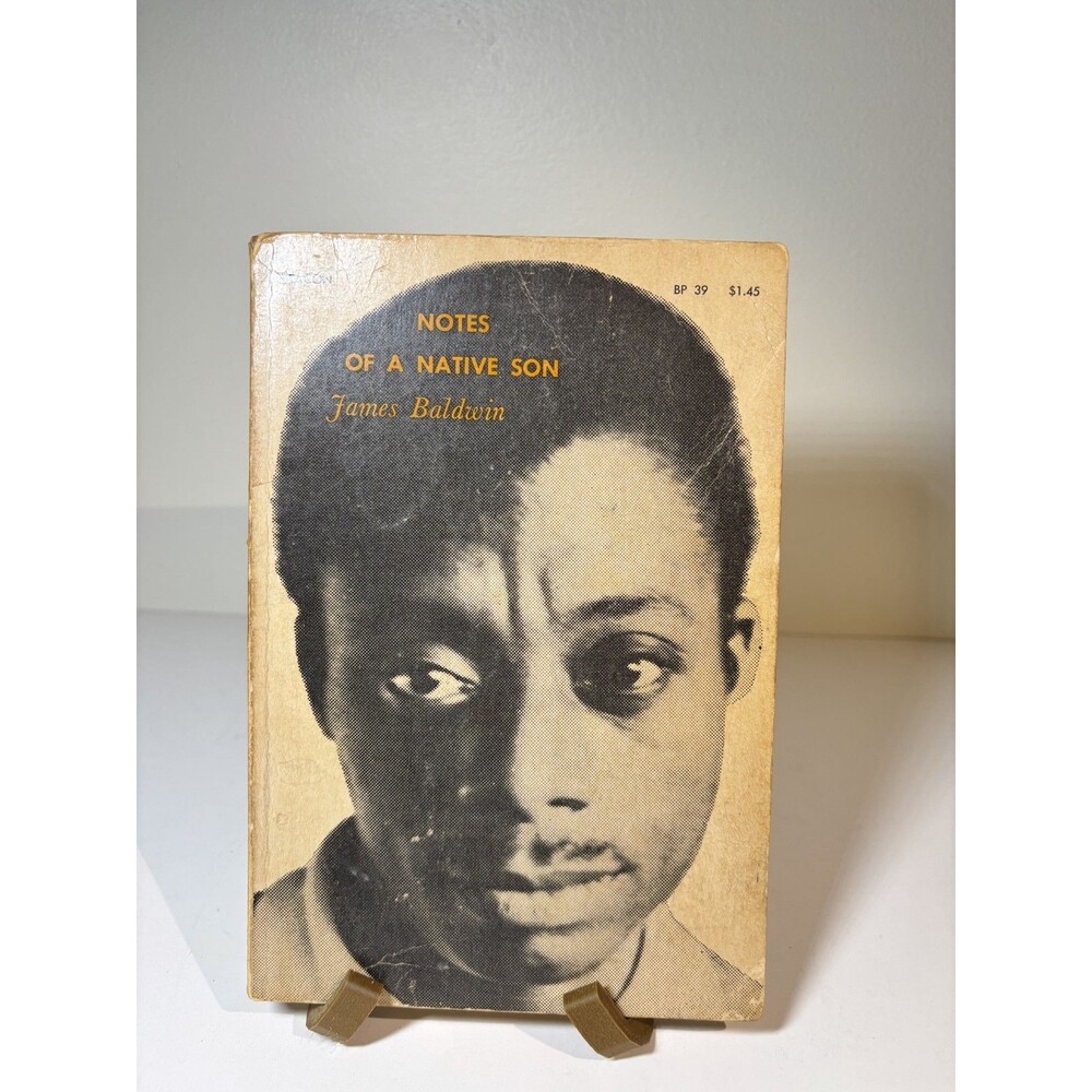 James Baldwin, Notes of A Native Son Paperback 1957 6th Printing, 1963